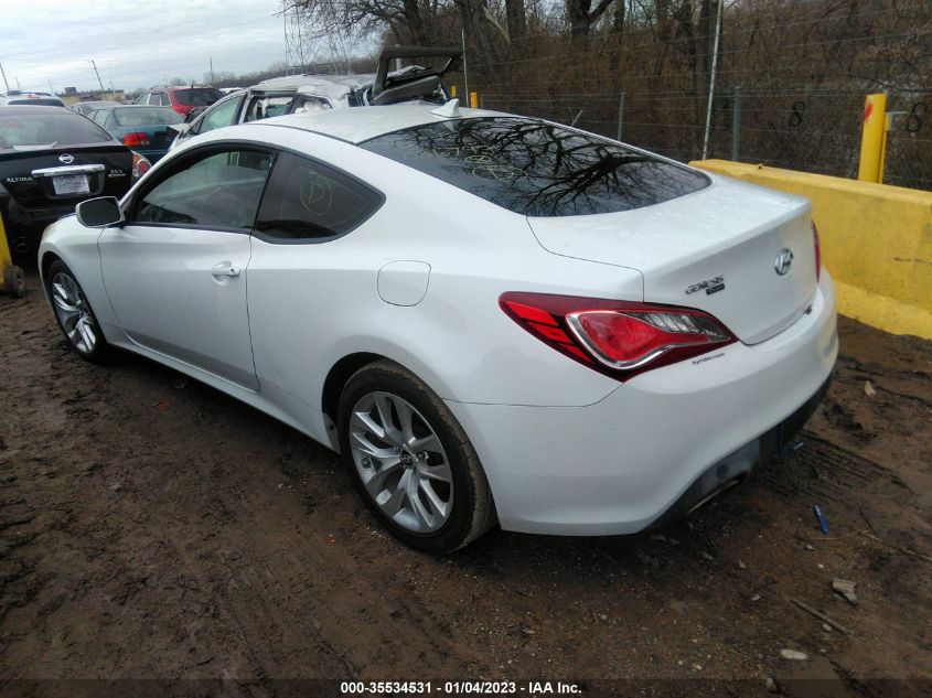 2013 HYUNDAI GENESIS COUPE 2.0T KMHHT6KD6DU086793