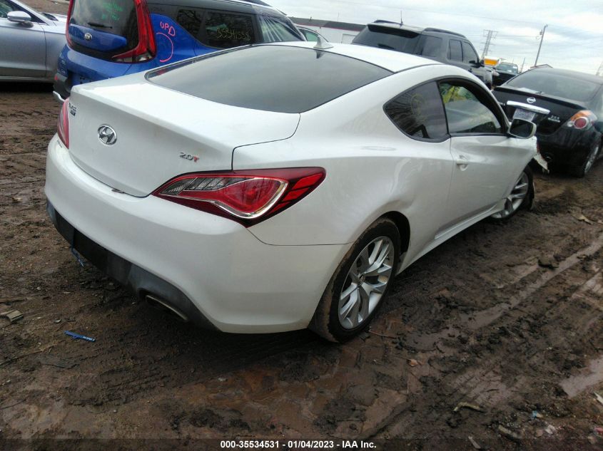 2013 HYUNDAI GENESIS COUPE 2.0T KMHHT6KD6DU086793
