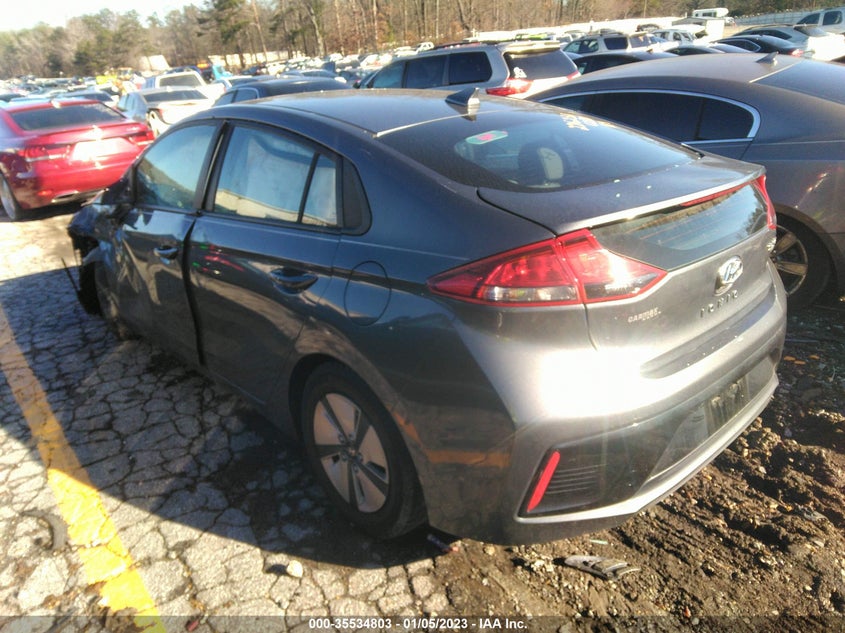VIN KMHC65LC3JU060231 2018 HYUNDAI IONIQ HYBRID BLUE