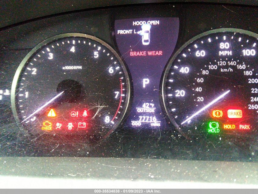 2015 LEXUS LS 460 JTHCL5EF9F5025553