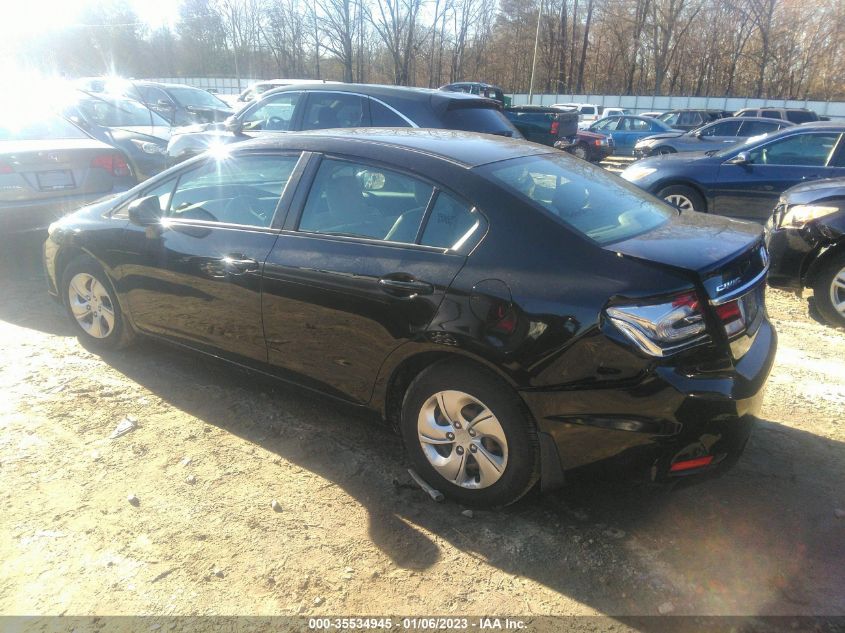 2015 HONDA CIVIC SEDAN LX 19XFB2F51FE027517