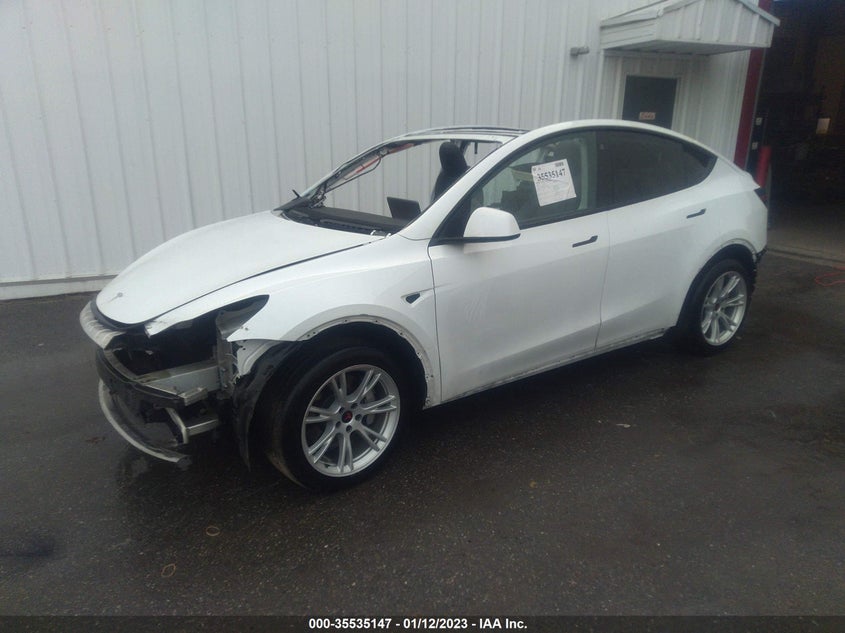 VIN 5YJYGDEE5MF260802 2021 TESLA MODEL Y LONG RANGE