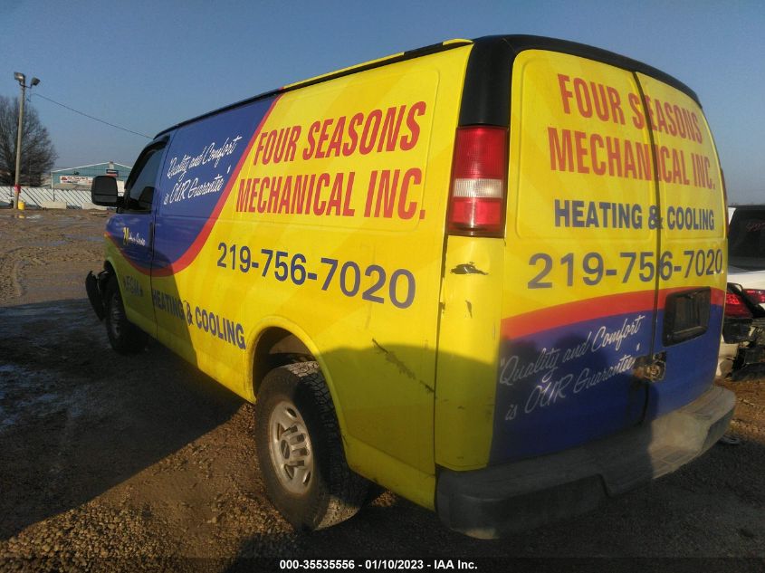 2013 GMC SAVANA CARGO VAN 1GTW7FBAXD1134433