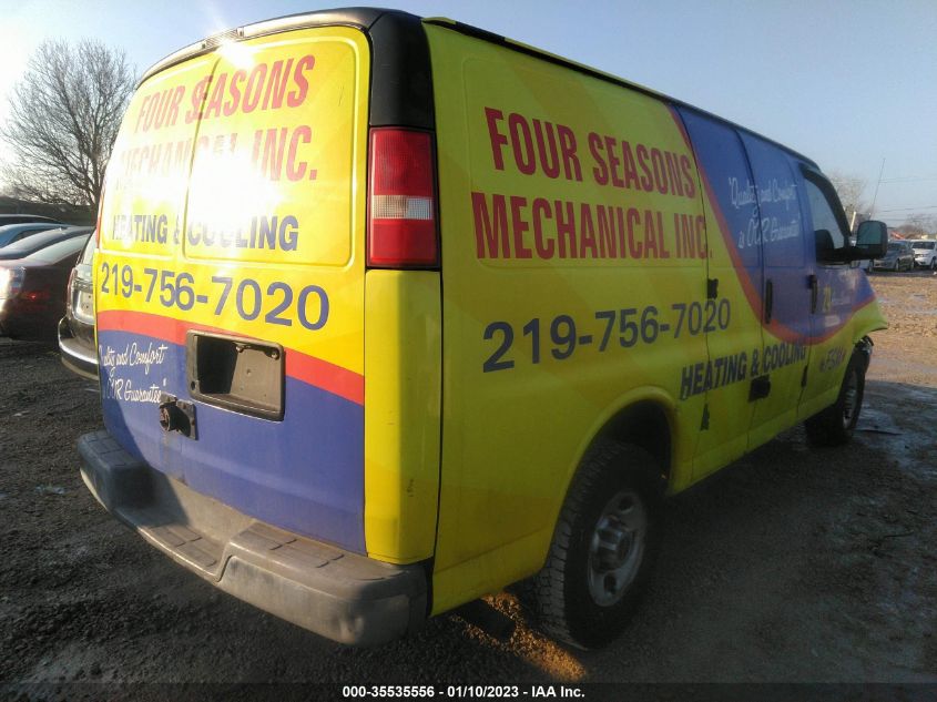 2013 GMC SAVANA CARGO VAN 1GTW7FBAXD1134433