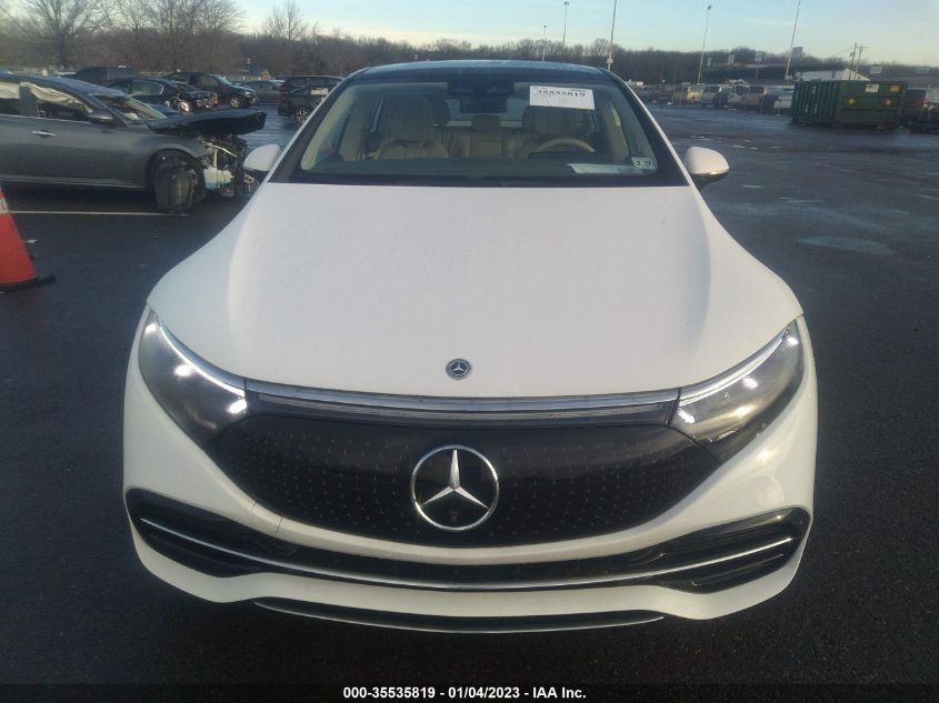 2022 MERCEDES-BENZ EQS EQS 450+ - W1KCG2DB8NA007592