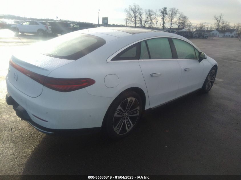 2022 MERCEDES-BENZ EQS EQS 450+ - W1KCG2DB8NA007592