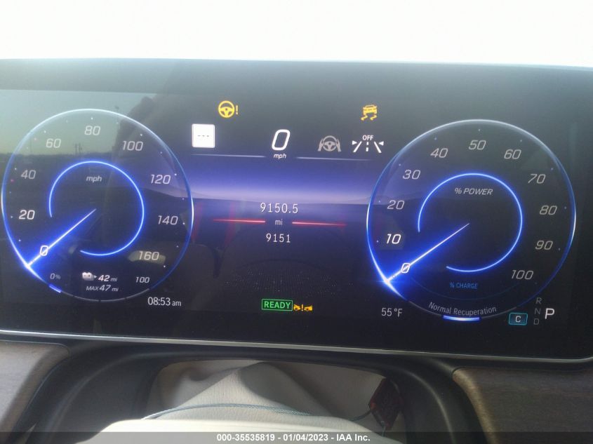 2022 MERCEDES-BENZ EQS EQS 450+ - W1KCG2DB8NA007592