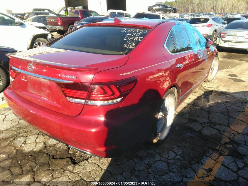 2014 LEXUS LS 460 JTHBL5EF6E5127547