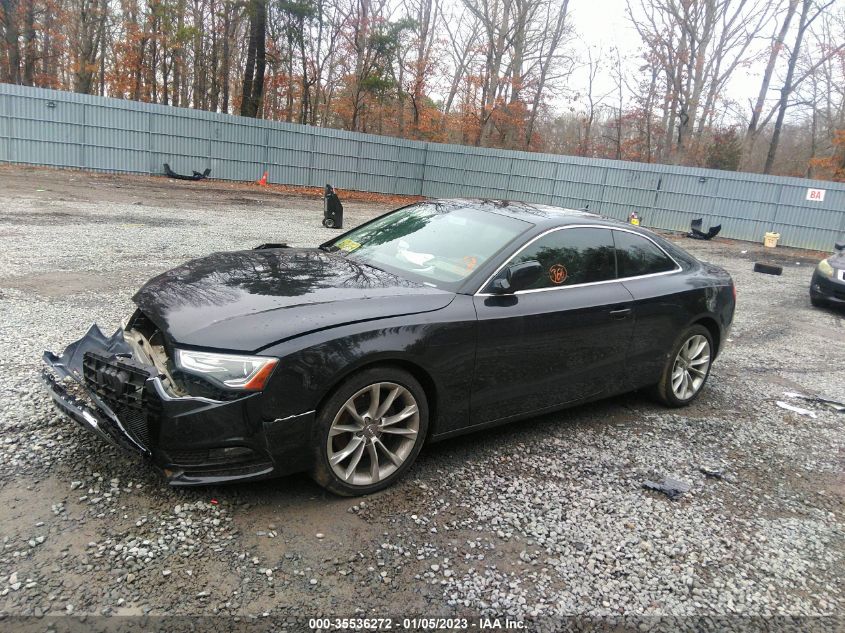 2013 AUDI A5 PREMIUM WAUCFAFR8DA057406