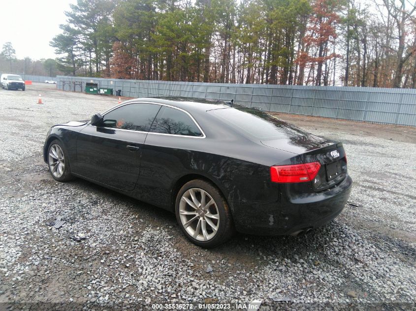 2013 AUDI A5 PREMIUM WAUCFAFR8DA057406