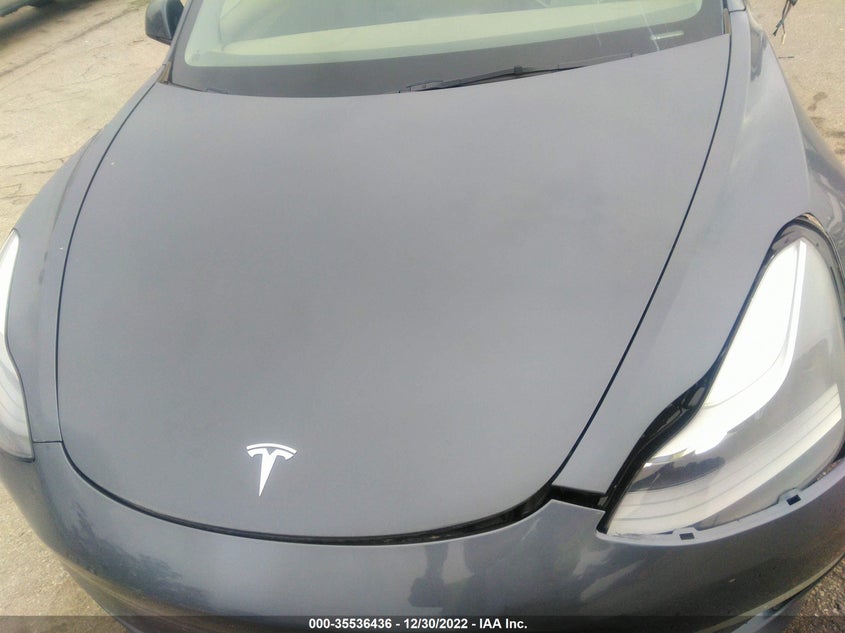 VIN 5YJ3E1EB9NF222009 2022 TESLA MODEL 3 LONG RANGE