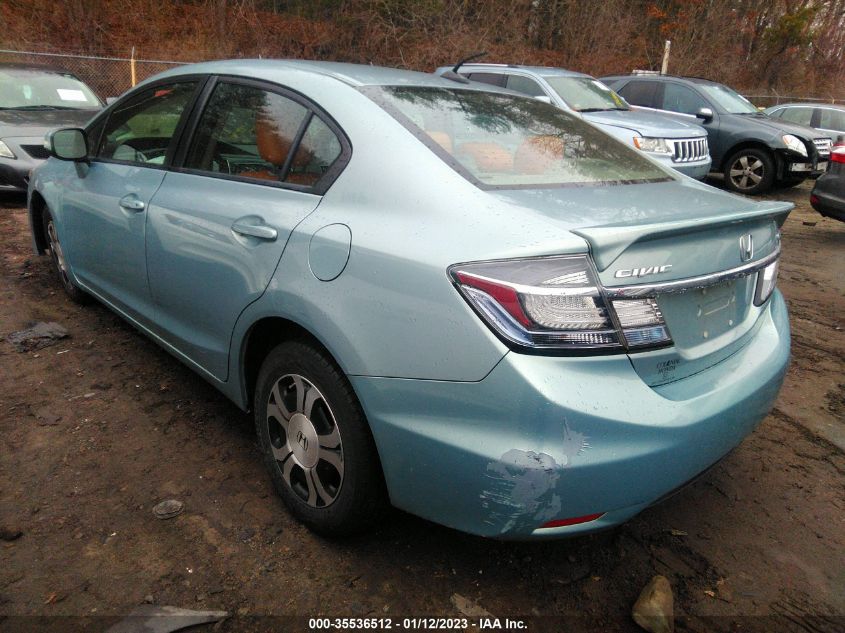 2013 HONDA CIVIC HYBRID 19XFB4F23DE204096
