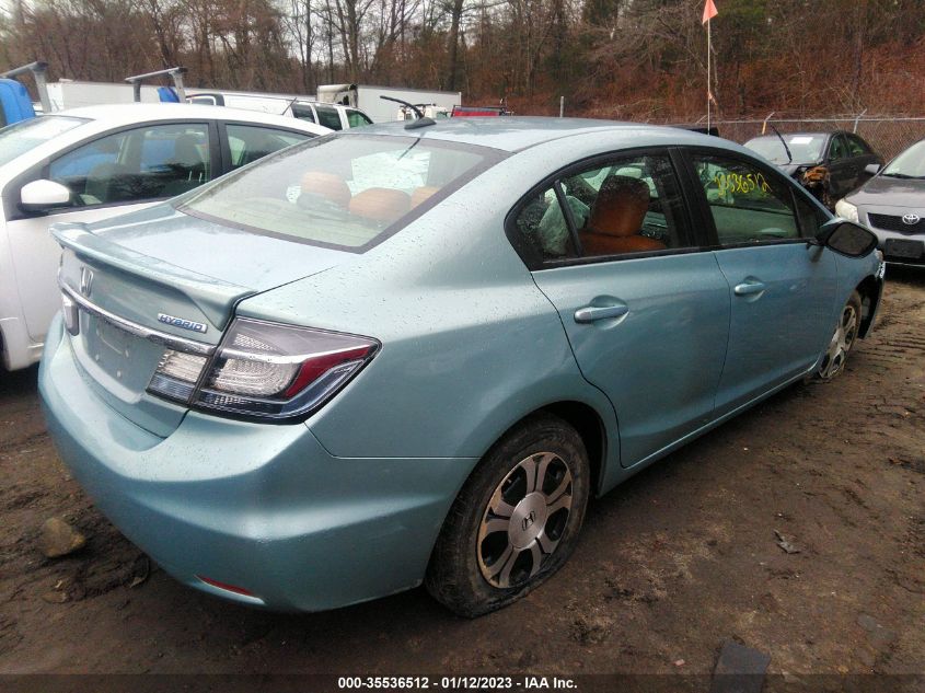 2013 HONDA CIVIC HYBRID 19XFB4F23DE204096