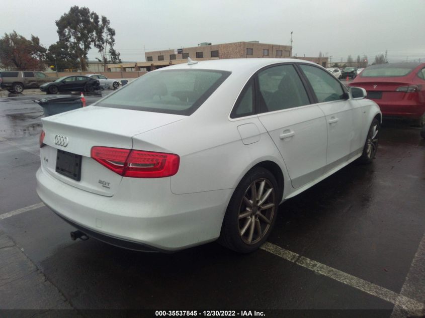 2015 AUDI A4 PREMIUM WAUBFAFL3FN017334