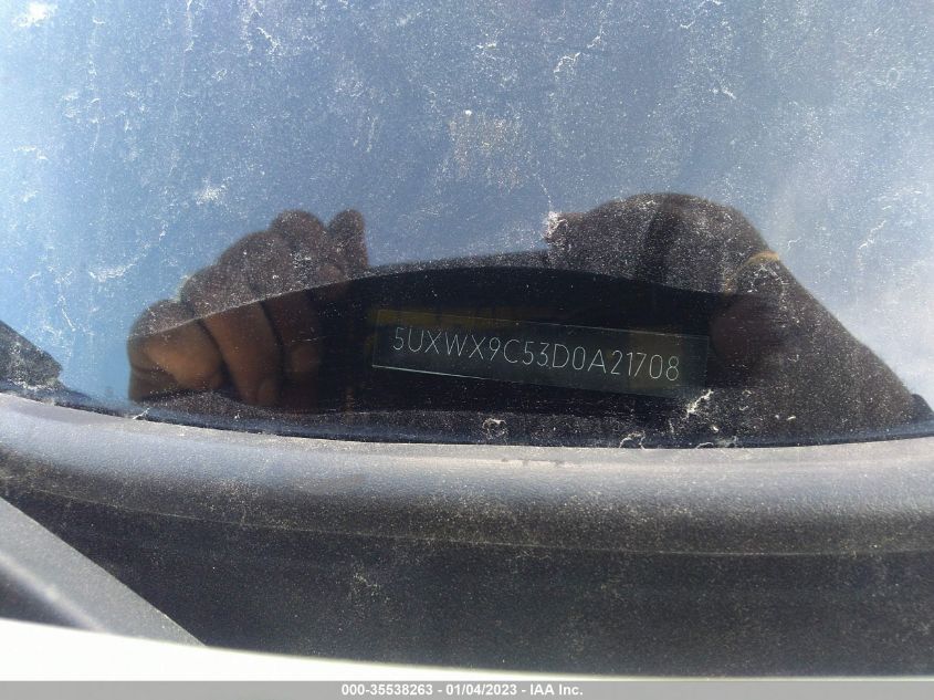 2013 BMW X3 XDRIVE28I - 5UXWX9C53D0A21708