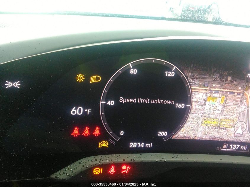 2022 PORSCHE TAYCAN GTS WP0AD2Y1XNSA59752