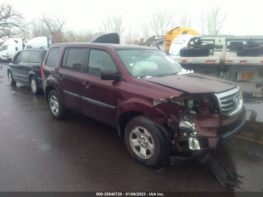 VIN 5FNYF4H27DB024561 2013 HONDA PILOT no.1