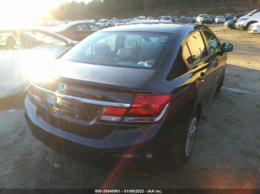 2013 HONDA CIVIC SDN LX 2HGFB2F5XDH579097