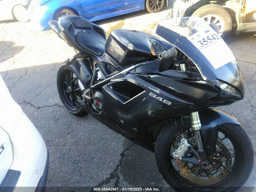 2010 DUCATI 848 ZDM1XBGV2AB012769