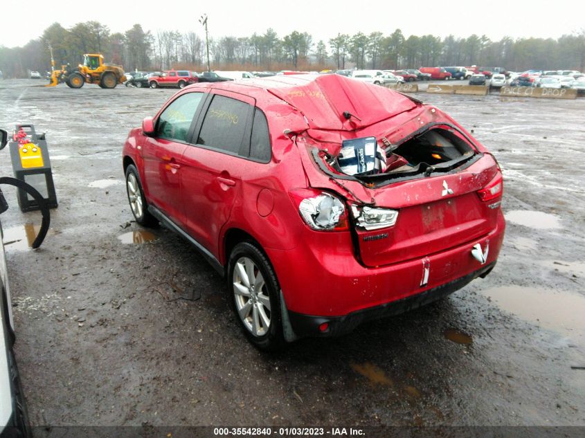 2014 MITSUBISHI OUTLANDER SPORT ES 4A4AR3AU1EE012917