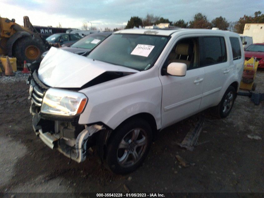 2014 HONDA PILOT EX-L - 5FNYF4H54EB014436