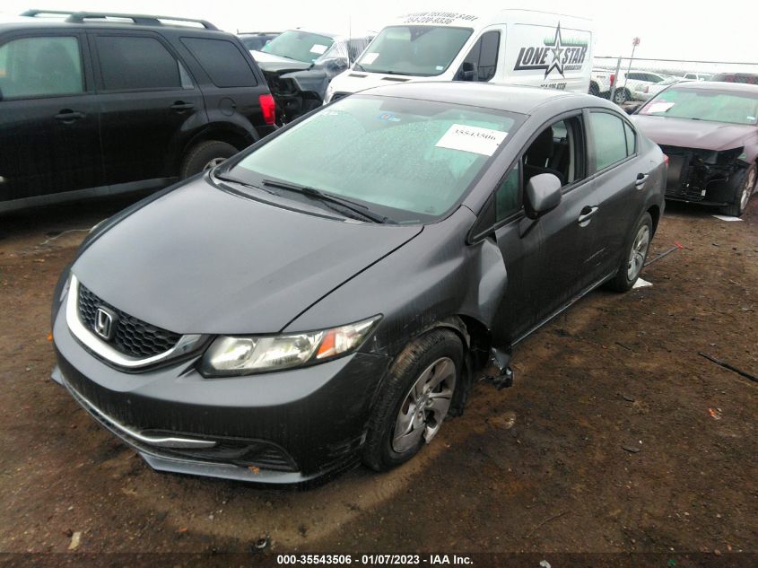 2013 HONDA CIVIC SDN LX 2HGFB2F58DH541187