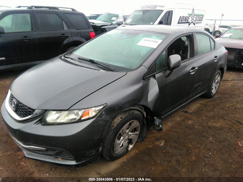 2013 HONDA CIVIC SDN LX 2HGFB2F58DH541187