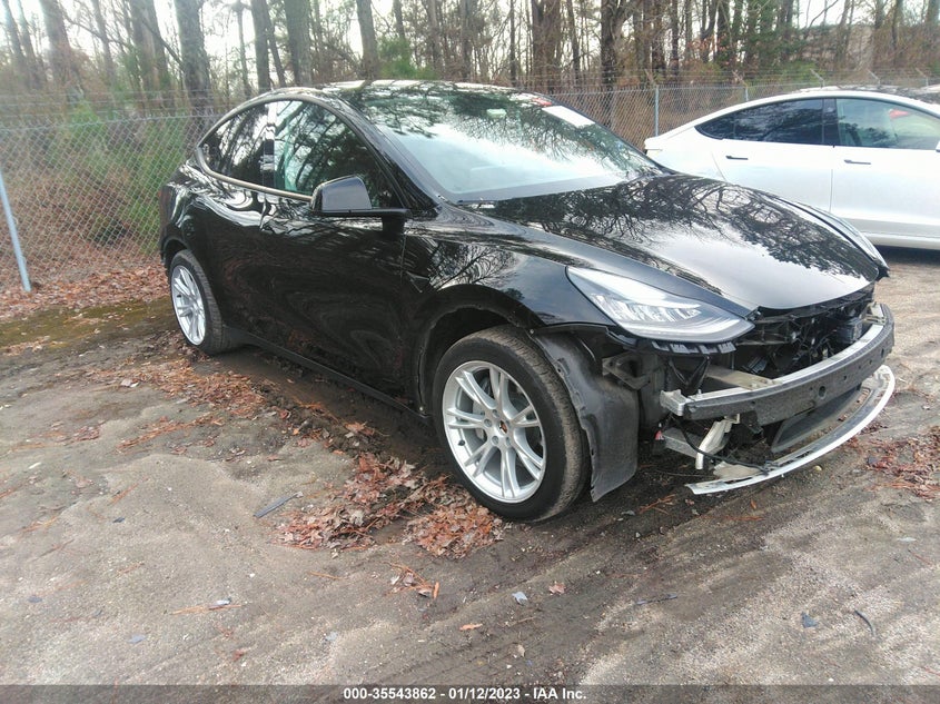 VIN 5YJYGDEEXMF077119 2021 TESLA MODEL Y LONG RANGE