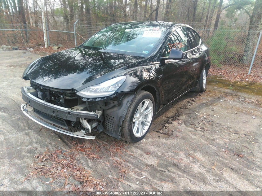 VIN 5YJYGDEEXMF077119 2021 TESLA MODEL Y LONG RANGE