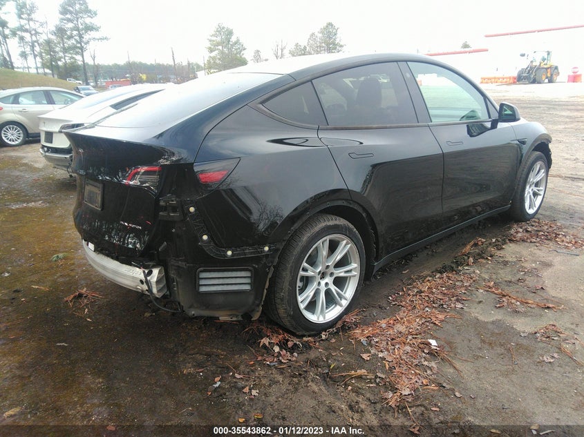 VIN 5YJYGDEEXMF077119 2021 TESLA MODEL Y LONG RANGE