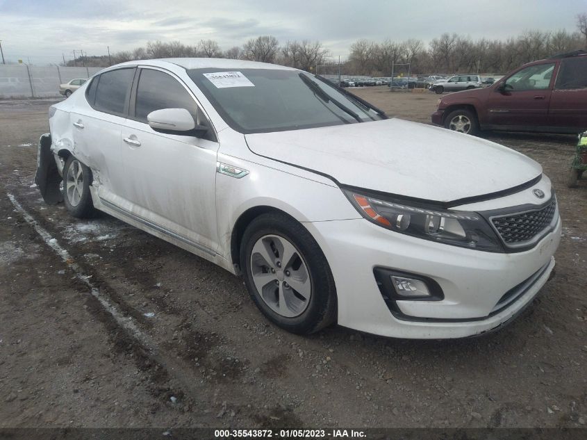 2015 KIA OPTIMA HYBRID - KNAGM4AD7F5078120