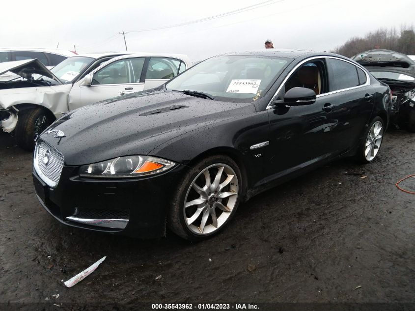 2013 JAGUAR XF V8 SUPERCHARGED RWD SAJWA0HE0DMS70028