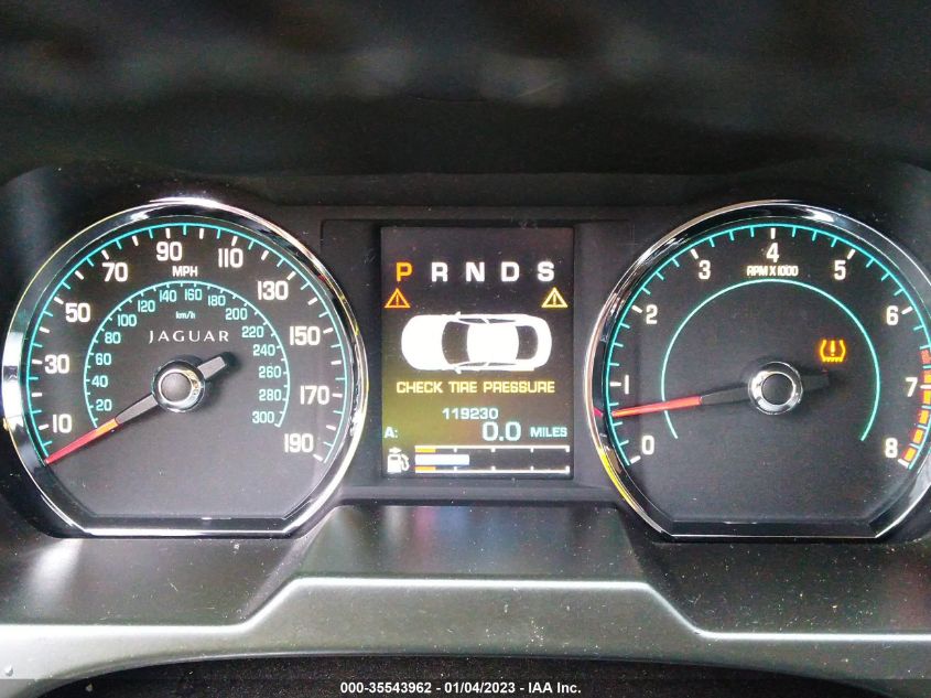 2013 JAGUAR XF V8 SUPERCHARGED RWD SAJWA0HE0DMS70028
