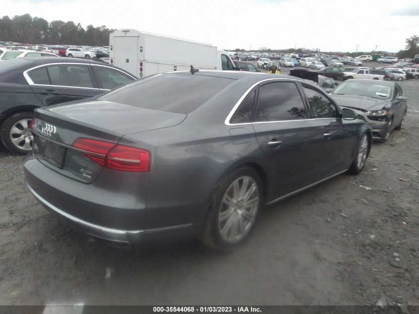 2015 AUDI A8 L 4.0T WAU32AFD8FN040360