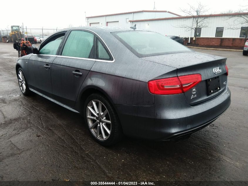 2014 AUDI A4 PREMIUM PLUS WAUFFAFL7EN027333