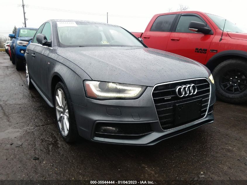 2014 AUDI A4 PREMIUM PLUS WAUFFAFL7EN027333