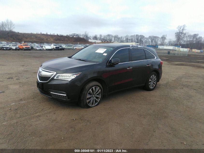 2015 ACURA MDX TECH PKG 5FRYD4H4XFB019718