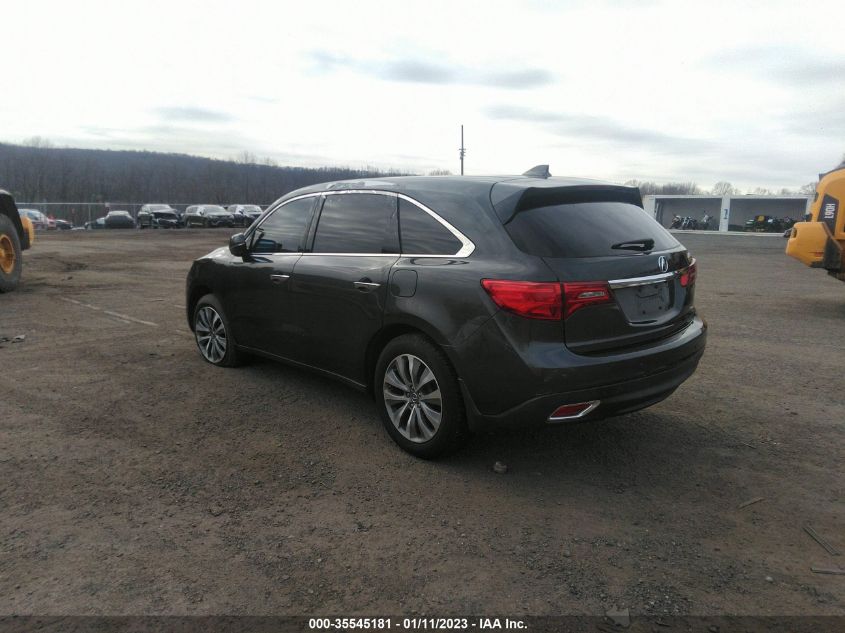 2015 ACURA MDX TECH PKG 5FRYD4H4XFB019718