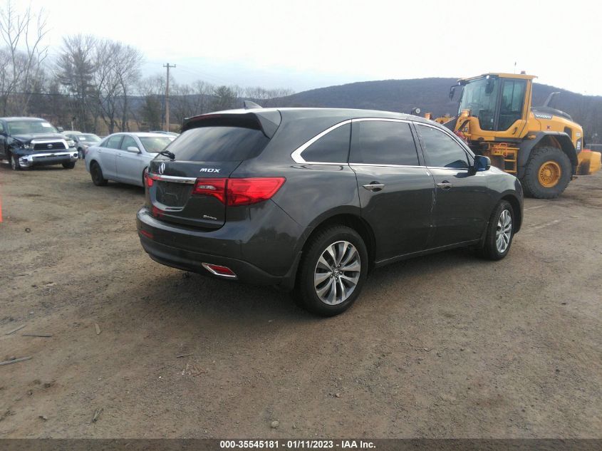 2015 ACURA MDX TECH PKG 5FRYD4H4XFB019718