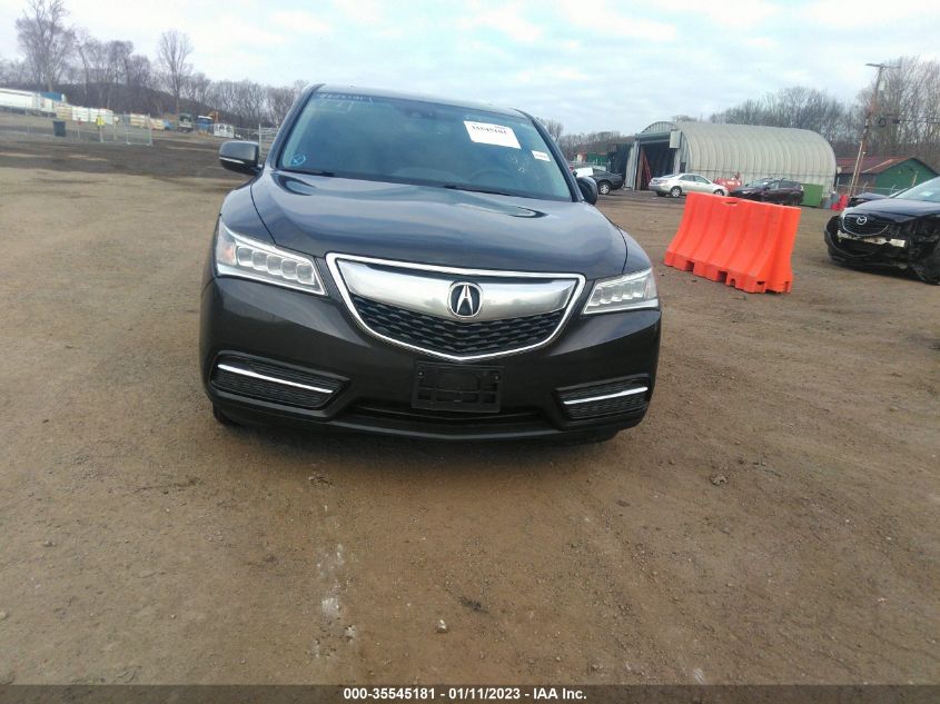 2015 ACURA MDX TECH PKG 5FRYD4H4XFB019718