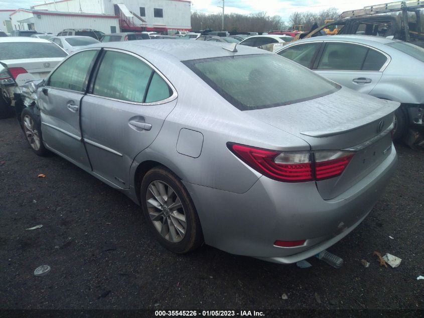 2013 LEXUS ES 300H HYBRID JTHBW1GGXD2024086