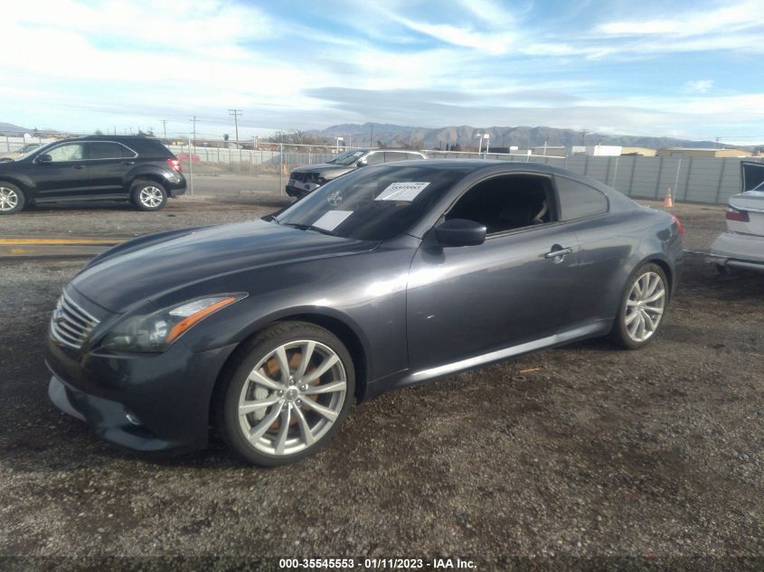 2013 INFINITI G37 COUPE SPORT 6MT JN1CV6EK0DM921096