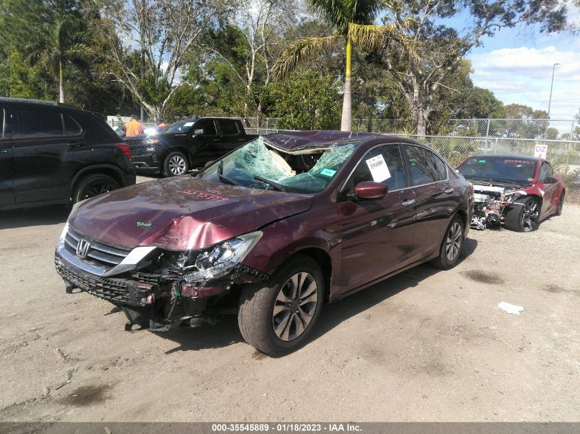 2014 HONDA ACCORD SEDAN LX - 1HGCR2F39EA287776