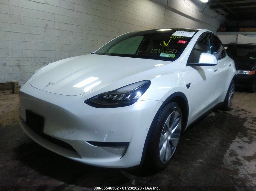 VIN 5YJYGDEE4MF067993 2021 TESLA MODEL Y LONG RANGE