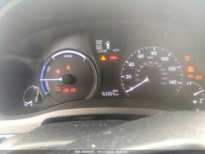 2013 LEXUS RX 450H JTJBC1BA6D2051389