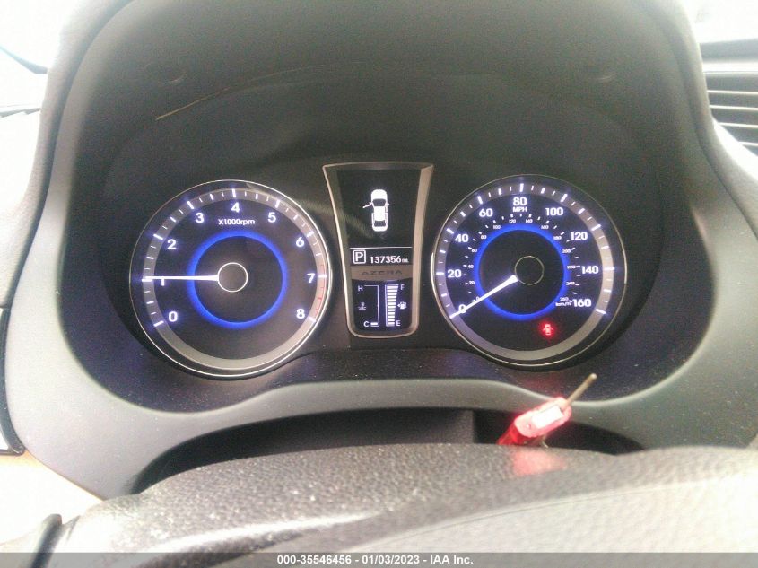 2013 HYUNDAI AZERA KMHFH4JG5DA308671
