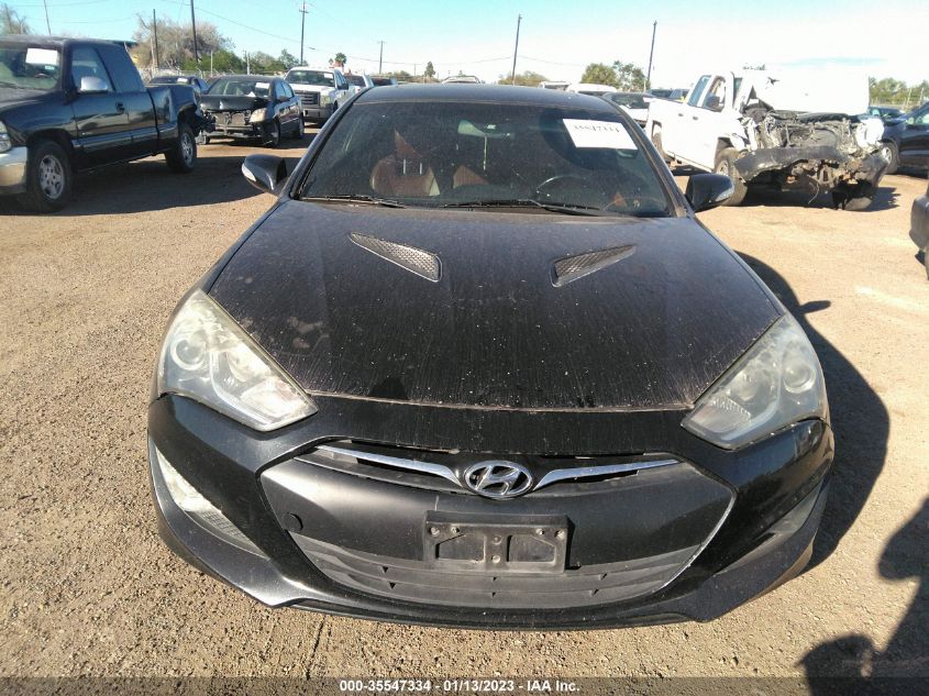 2013 HYUNDAI GENESIS COUPE 3.8 GRAND TOURING KMHHU6KJ7DU092265