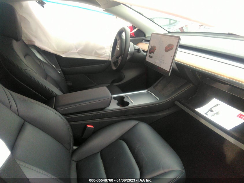 VIN 7SAYGDEFXNF408763 2022 TESLA MODEL Y PERFORMANCE