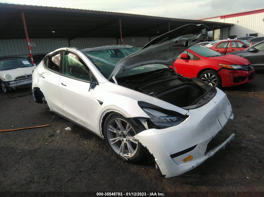 VIN 5YJYGDEE1MF274003 2021 TESLA MODEL Y LONG RANGE