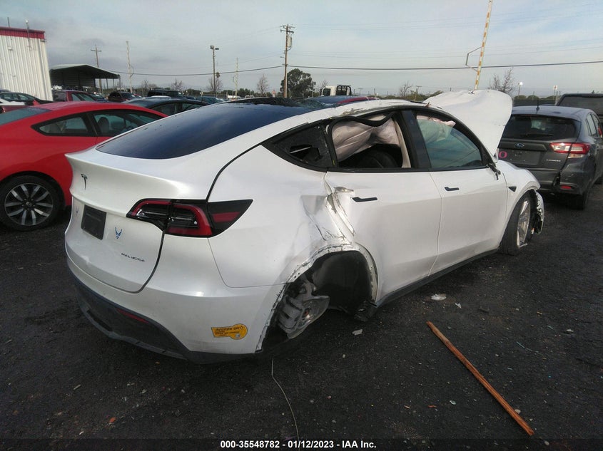 VIN 5YJYGDEE1MF274003 2021 TESLA MODEL Y LONG RANGE